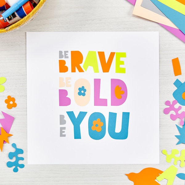 be-bold-paper-craft-template