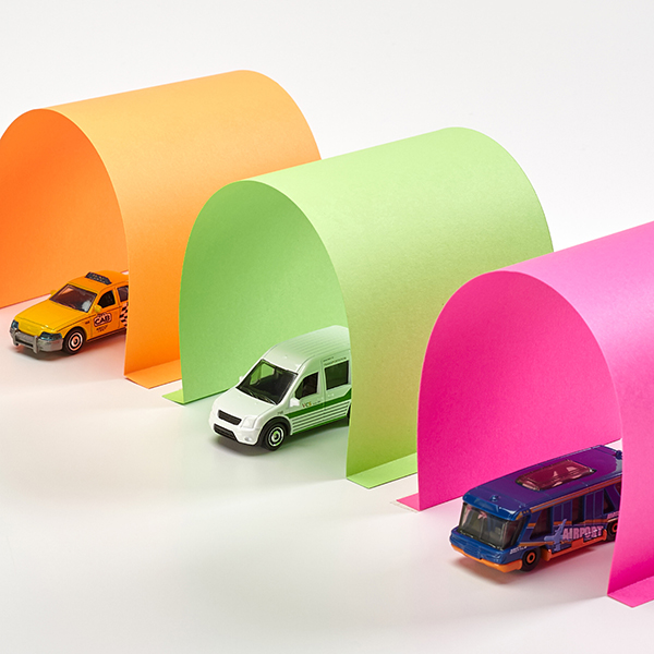 DIY Paper Car Tunnels