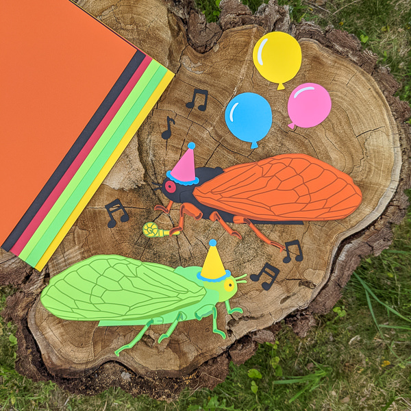 Cicada Summer Craft Template