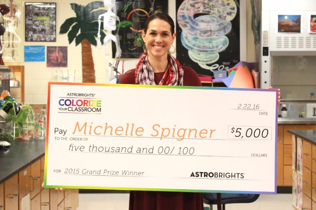Astrobright's Brightest Teacher Michelle Spigner