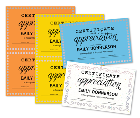 Certificate of Appreciation 2up - Main