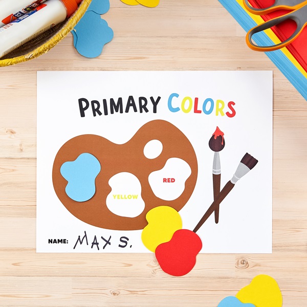 Primary Colors Art Craft