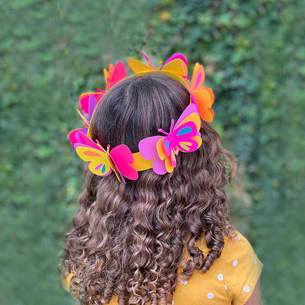 Spring Butterfly Crown