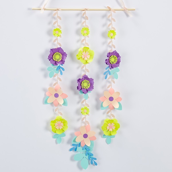 spring-hanging-flower-decor-template