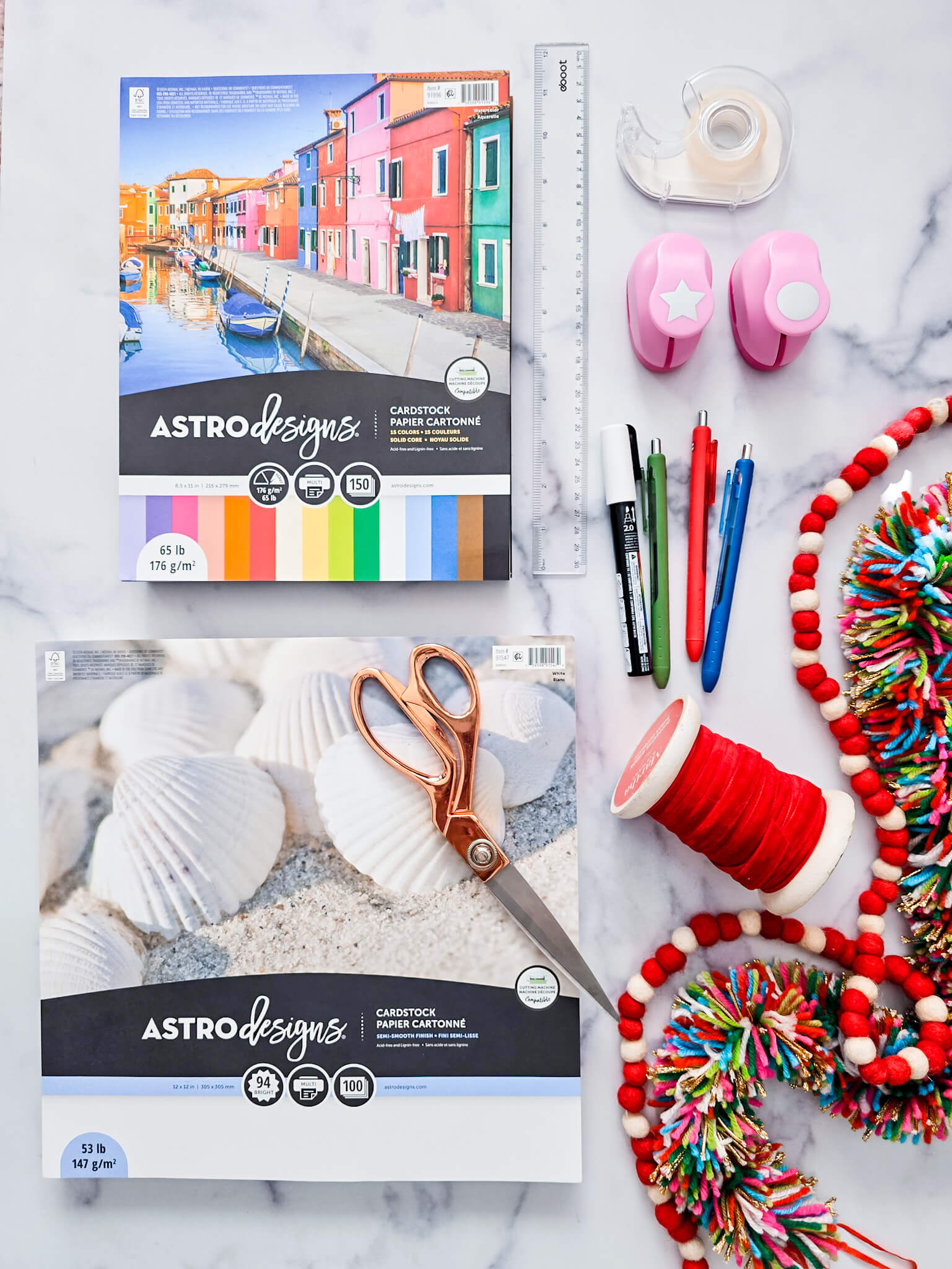 DIY Holiday Cards Supplies