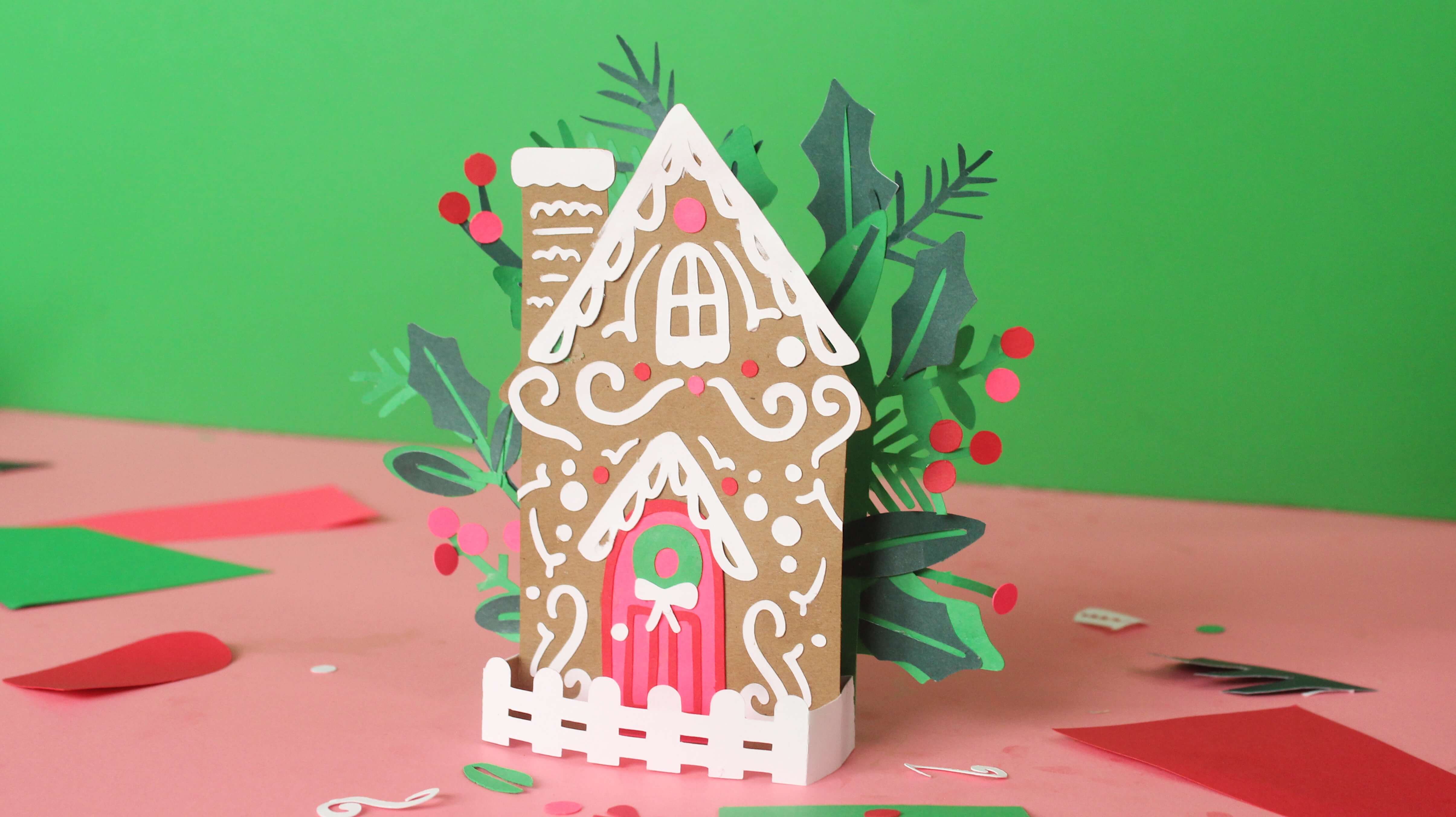 Gingerbread Pop-Up Card