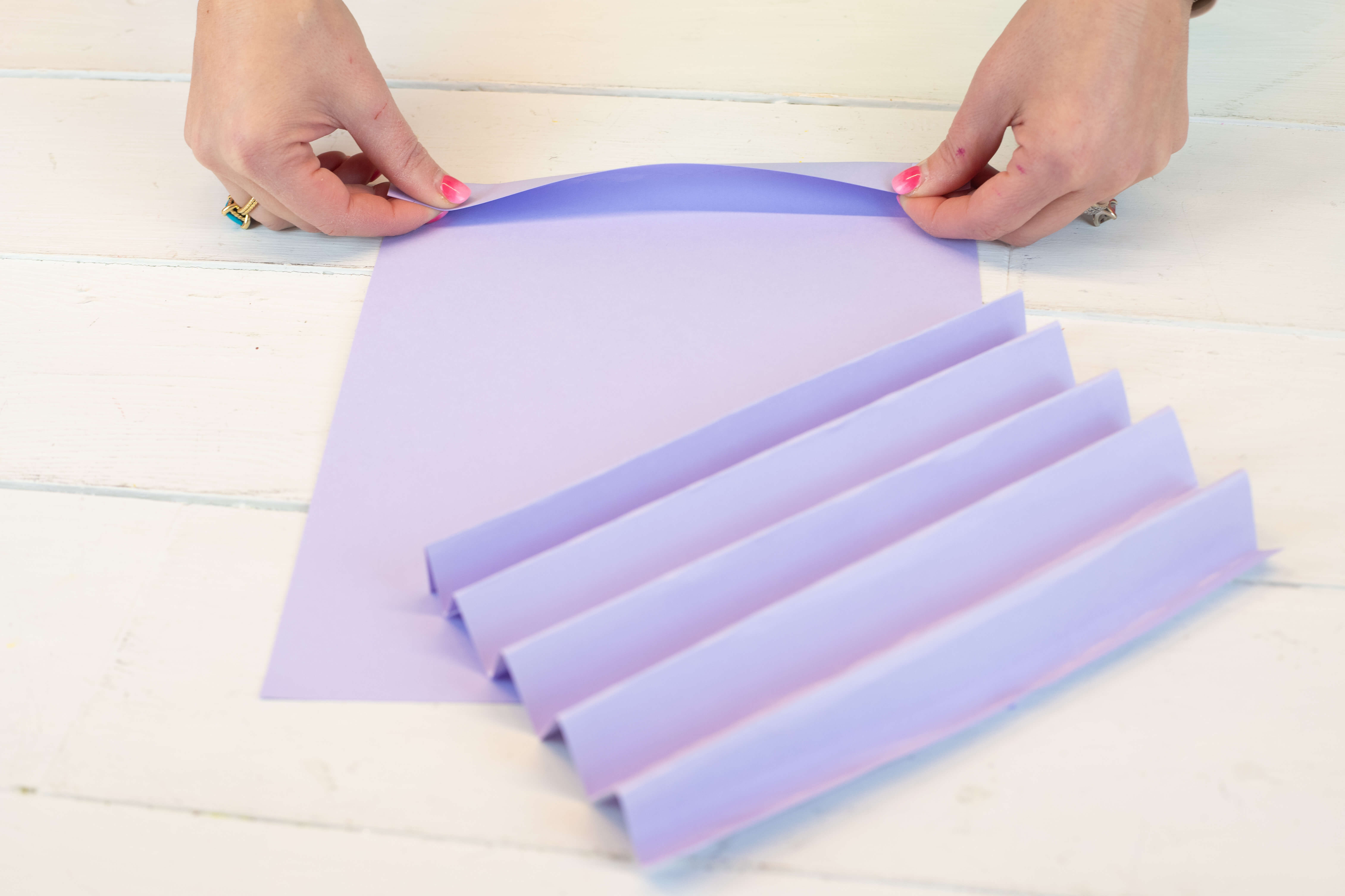 Astrobrights - Valentines Day Mural Step By Step Accordion 1