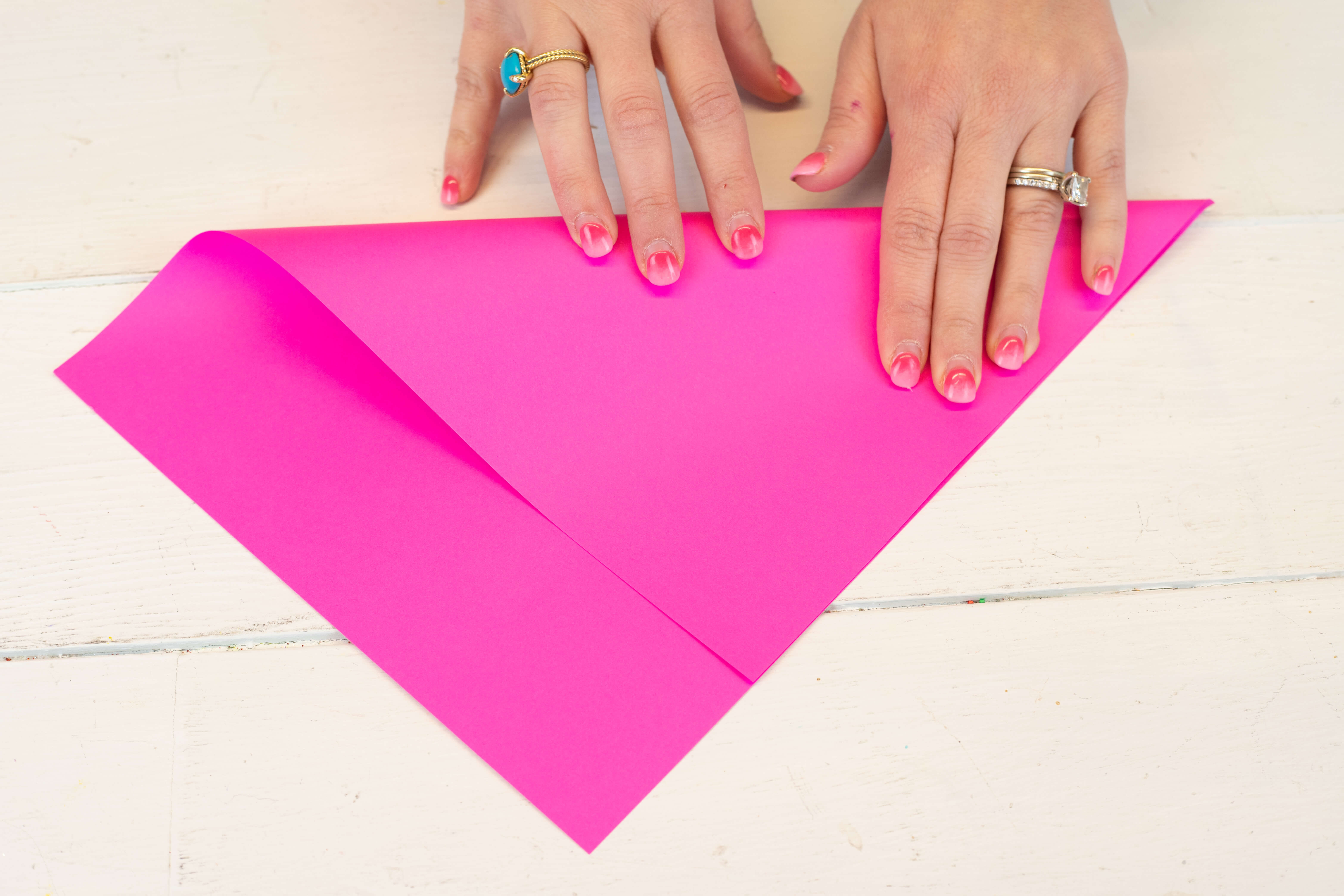 Astrobrights - Valentines Day Mural Step By Step Pinwheel 1