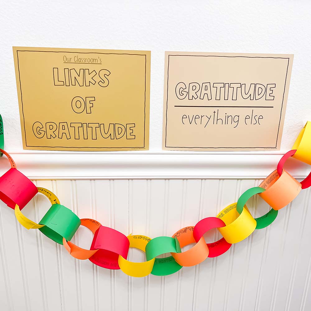 Astrobrights Links of Gratitude Template x Courtney Frazier