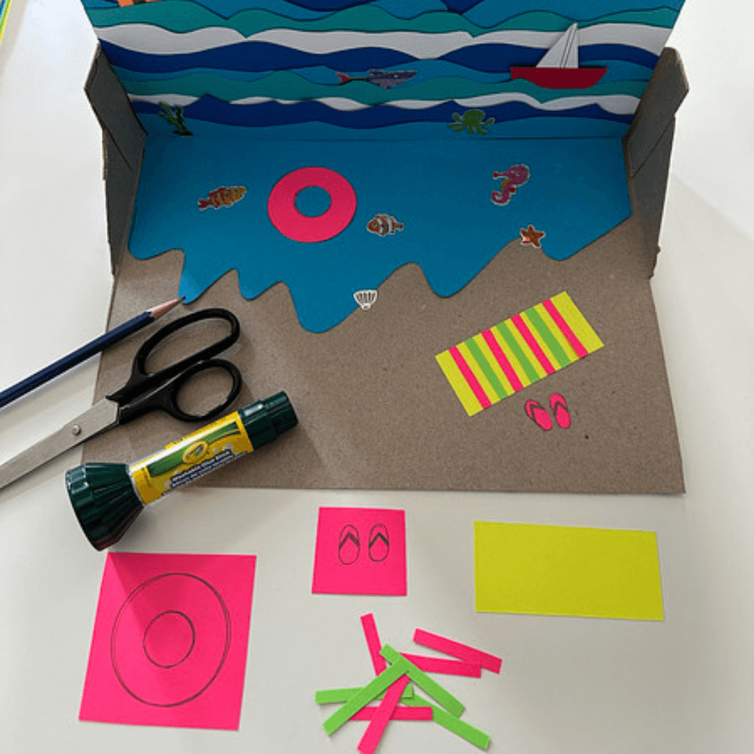 Beach Diorama Accessories Assembly