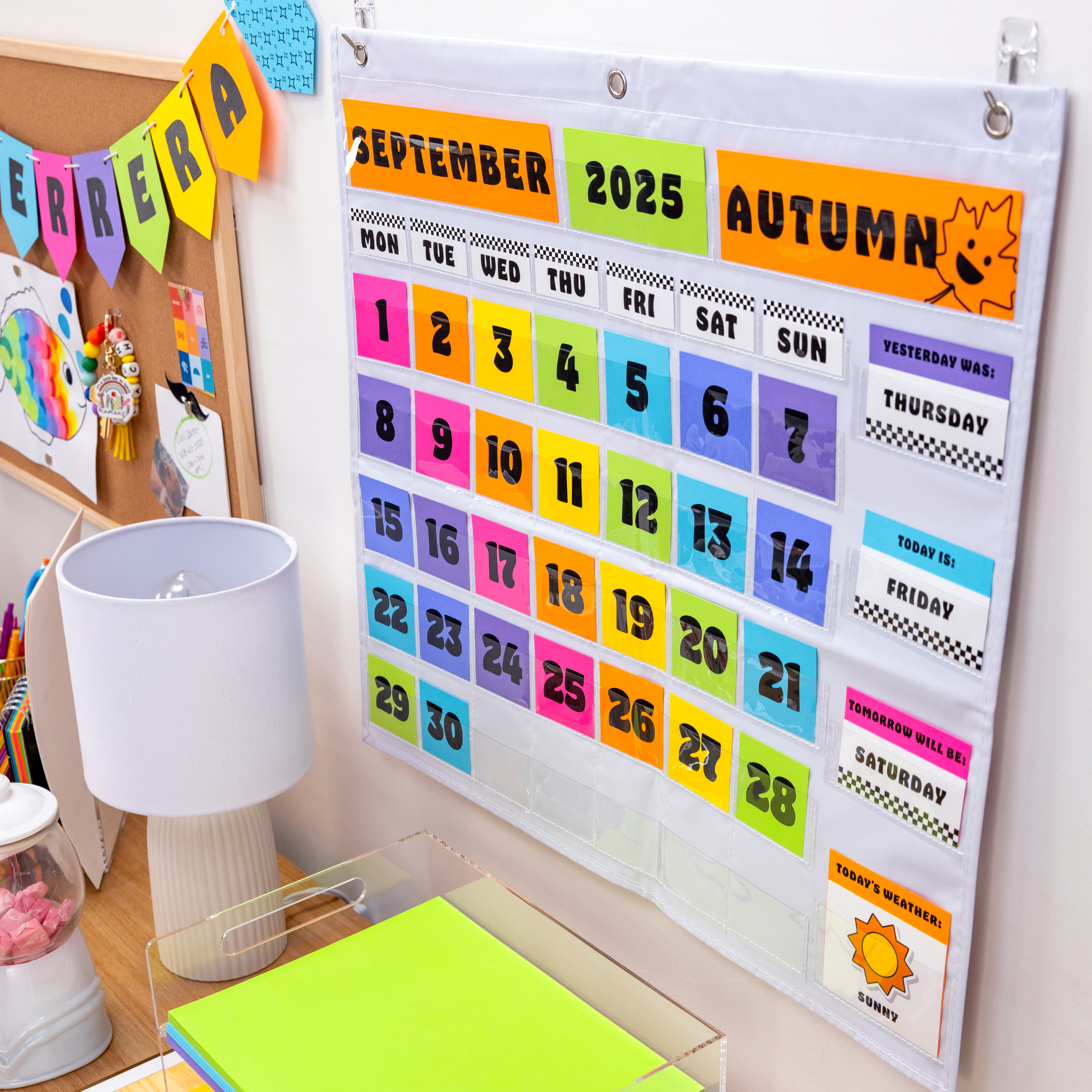 Bright and Colorful Calendar