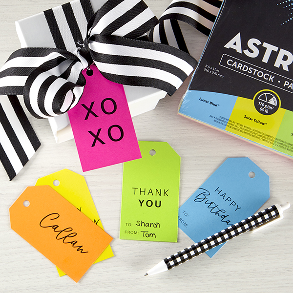 Cheerful Gift Tag Template