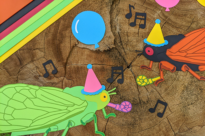 Cicada Surprise Summer Craft
