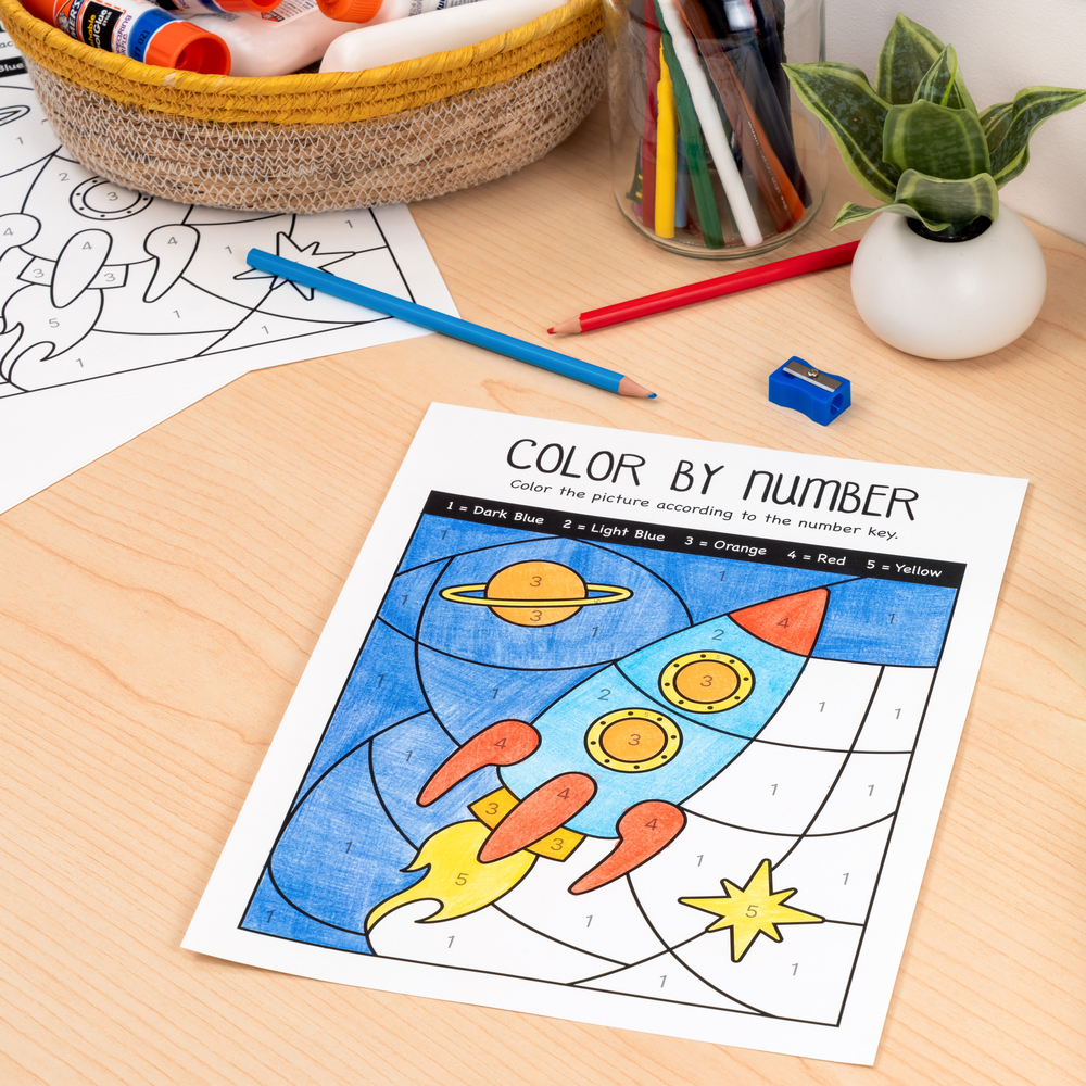 Color By Number Worksheet