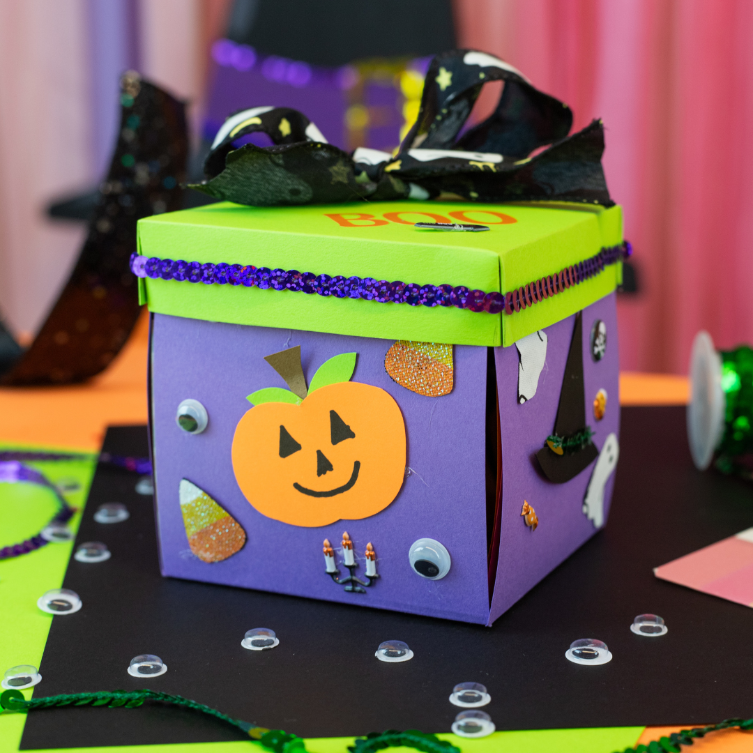 DIY Halloween Paper Surprise Box