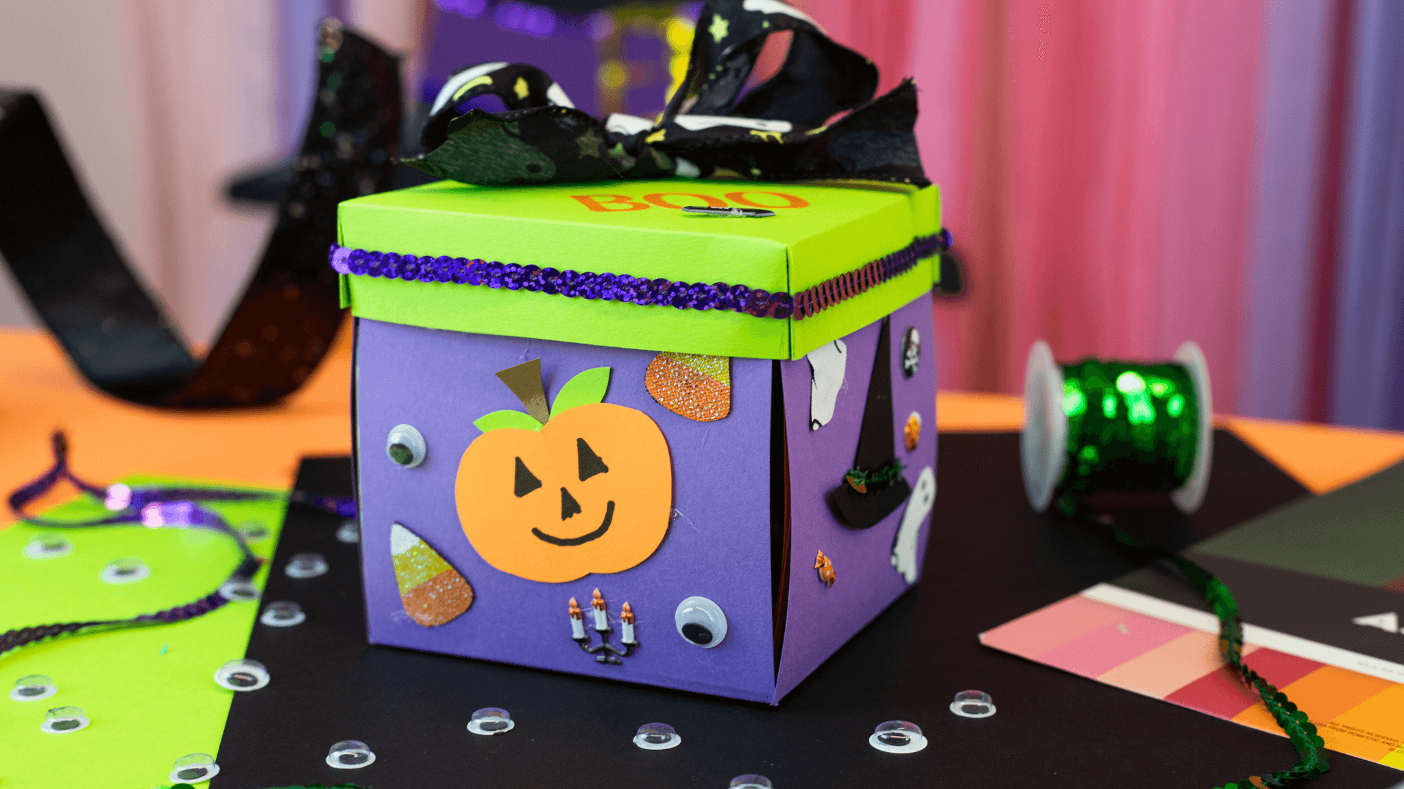 DIY Halloween Surprise Treat Boxes
