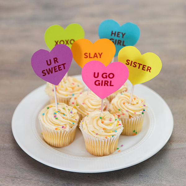 Galentines Day Cupcake Craft