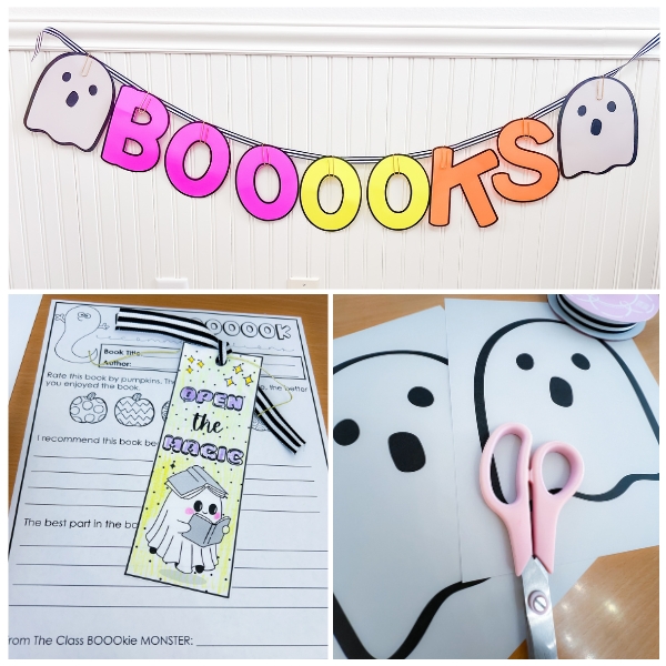 Halloween Boooks Banner and Reading Resources