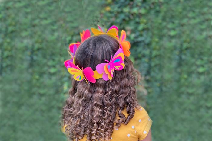 Spring Butterfly Crown