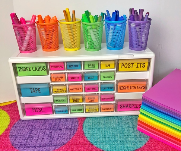 Classroom Organization with Astrobrights
