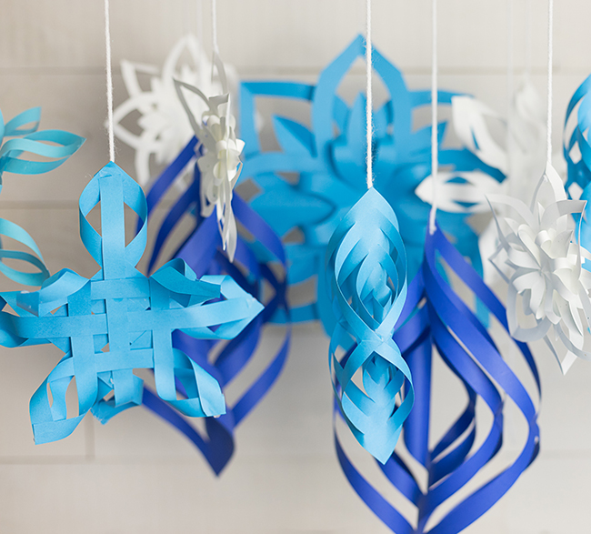 Stunning DIY Snowflakes 