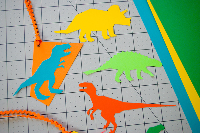 Dinosaur Party Favor Tags