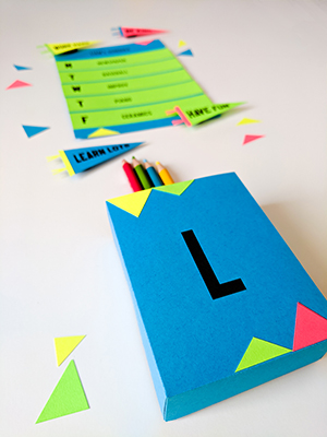 DIY Locker Decor Pencil Box