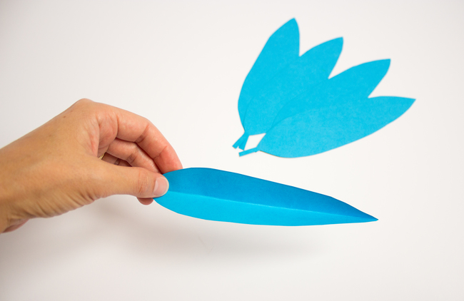 Bended Paper Feather