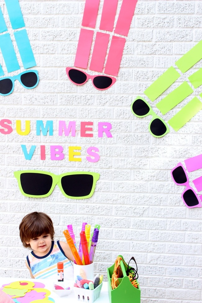DIY Paper Sunglasses