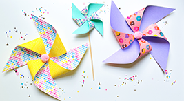 Color Pop Pinwheels | Inspiration| ASTROBRIGHTS