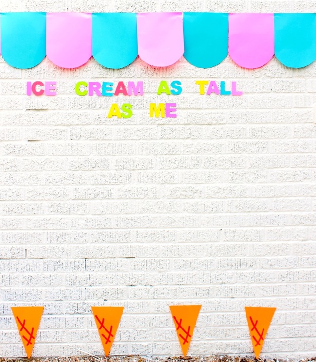 Ice Cream Scoop Height Activity