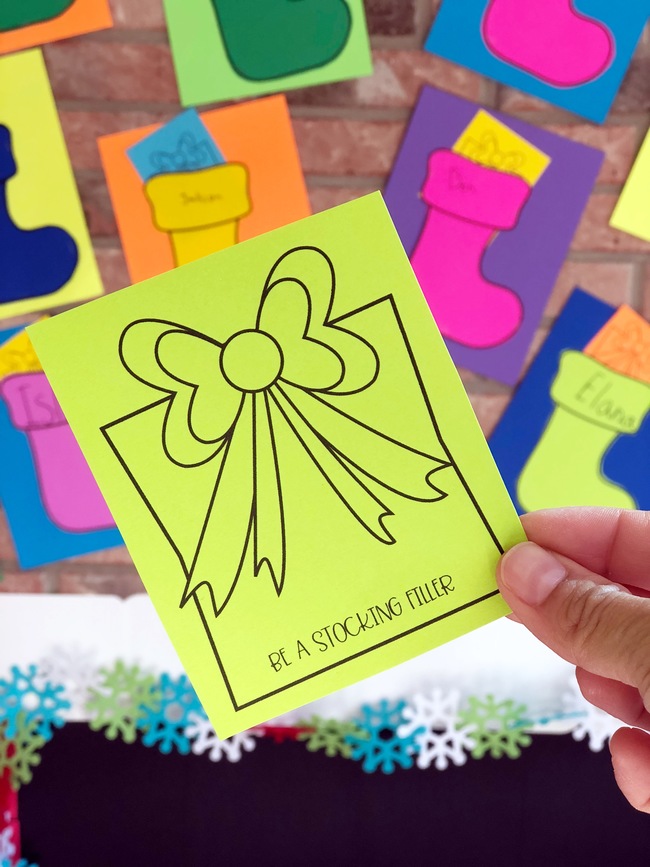 Stocking Stuffer Message Card