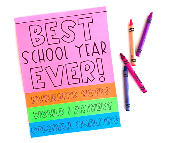 Back To School Activity