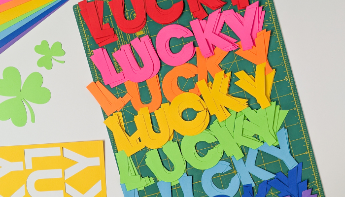 Merriment Design Lucky Rainbow Banner How To