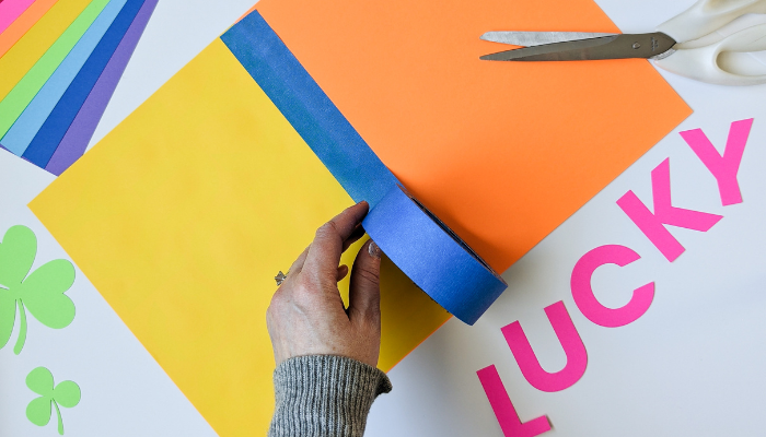 Merriment Design Lucky Rainbow Placemat How To