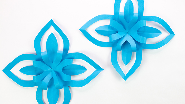 DIY 3D Paper Snowflakes, Colorize Your Life