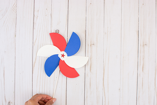 Patriotic Paper Pinwheel