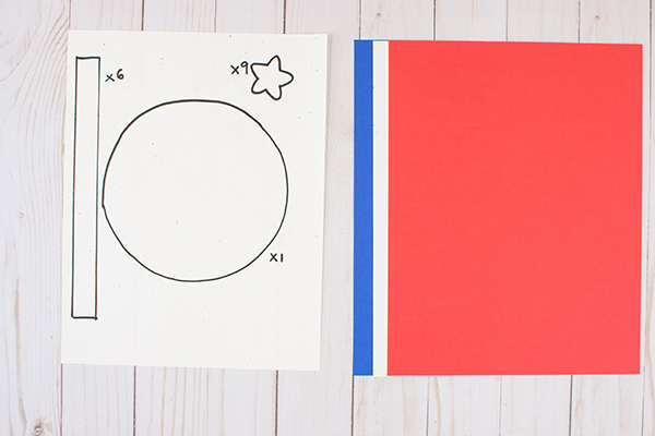 Patriotic Bucket Hat Template