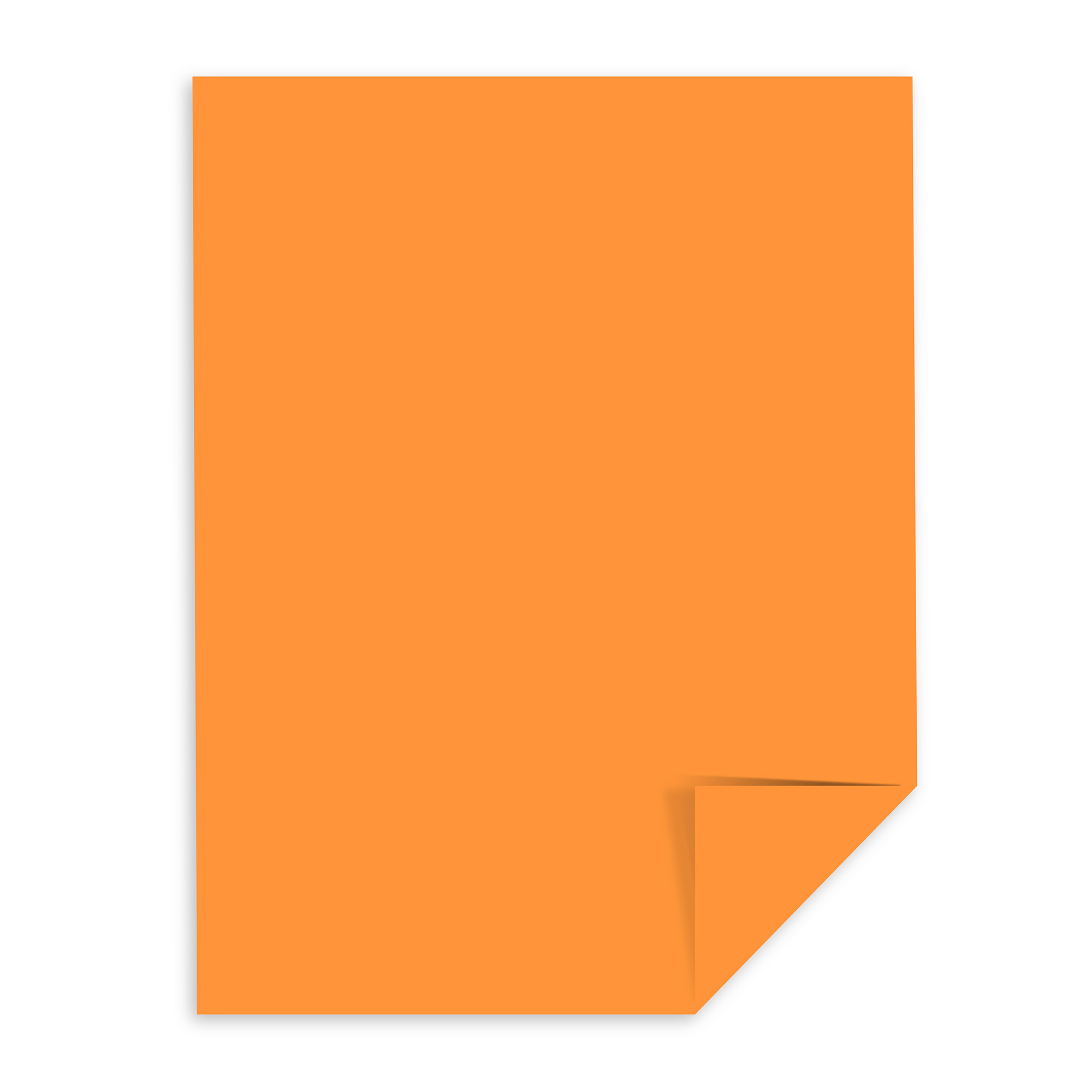 Cosmic Orange™, 8.5” x 11”, 65 lb/176 gsm, 250 Sheets, Colored Cardstock