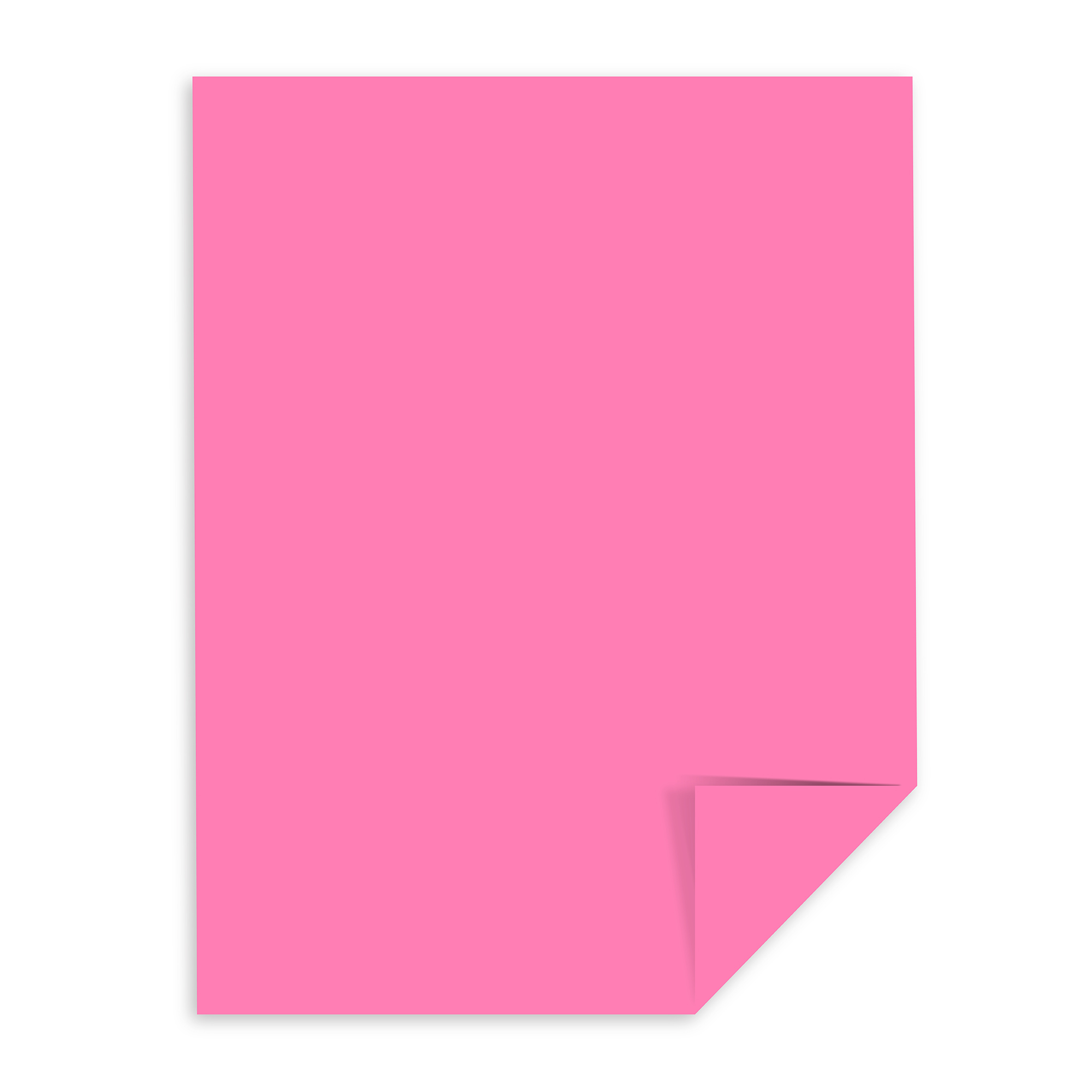 Astrobrights Color Cardstock, 65lb, 8.5 x 11, Pulsar Pink, 250/Pack