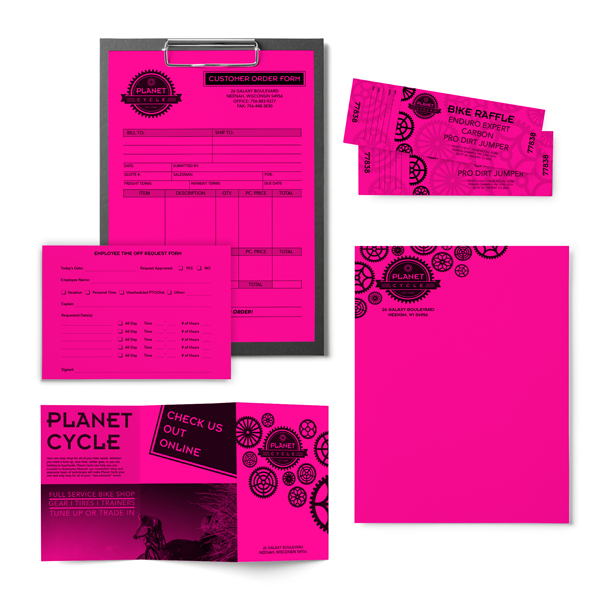 Bright Creations Metallic Foil Paper Sheets (8.5 x 11 in, Fuchsia, 50 Pack)