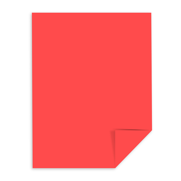 Rocket Red™, 8.5” x 11”, 24 lb/89 gsm, 500 Sheets, Color Paper