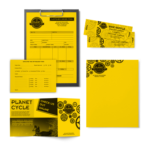 Solar Yellow™, 8.5” x 11”, 65 lb/176 gsm, 250 Sheets, Colored Cardstock