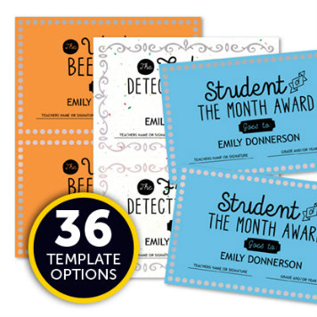 K-4 Certificate Templates
