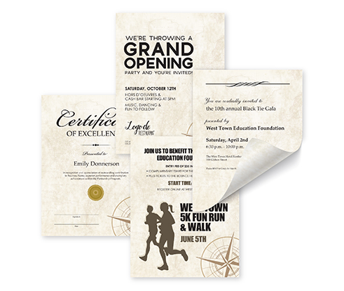 Parchment Map Template Samples - Main - 91280