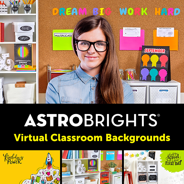 An image with name: Astrobrights Virtual Classroom Background