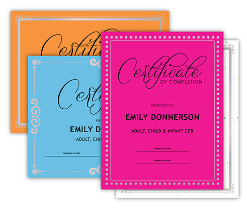 Certificate of Completion - Main