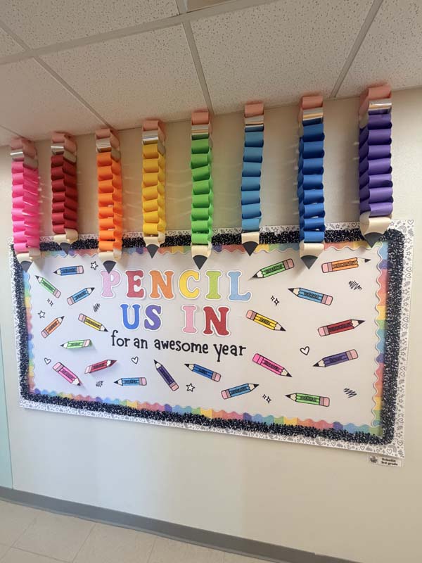 Pencil Bulletin Board