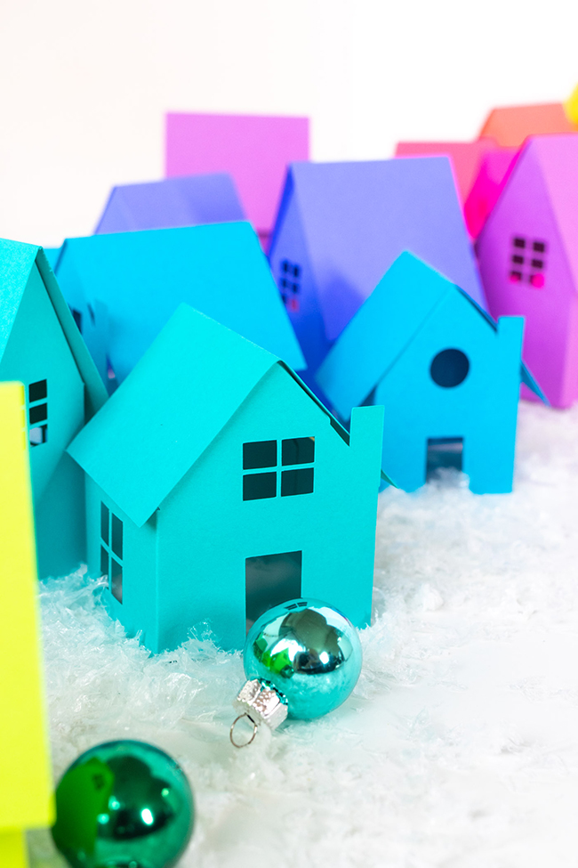 Paper Christmas Village