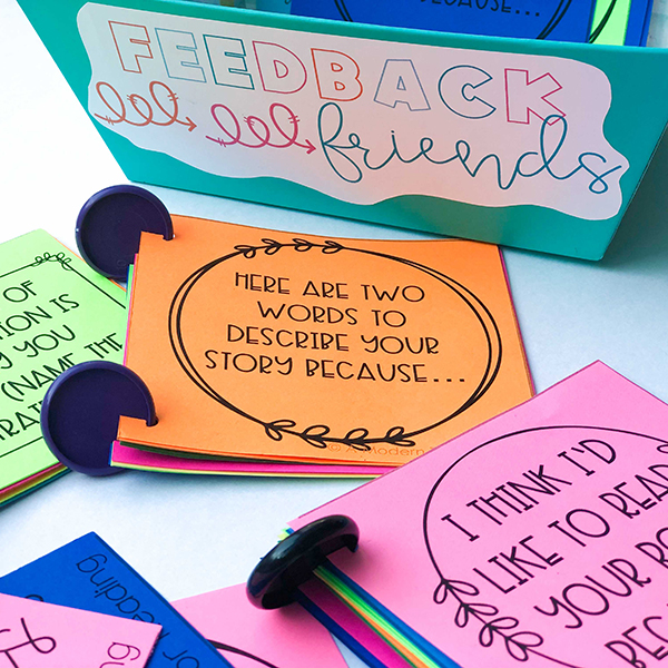 Feedback Friends Classroom Activity Template